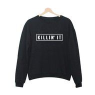 AIMTOPPY Fashion Women Letter Printed Casual Hooded Sweatshirt Hoodie Coat Outerwear Tops (XL, White) N9