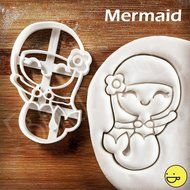 Cute Mermaid Cookie Cutter