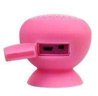 Sunbeauty&reg; Waterproof Mini Mushroom Wireless Bluetooth Speaker (pink) N2