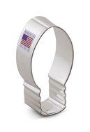 Ann Clark Light Bulb Cookie Cutter - 3.25 Inches - Tin Plated Steel