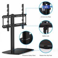 Black Friday!Fenge Universal TV Stand/ Base Tabletop TV Stand with Wall Mount for up to 65 inch Flat screen Tvs... N4