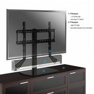 Black Friday!Fenge Universal TV Stand/ Base Tabletop TV Stand with Wall Mount for up to 65 inch Flat screen Tvs... N5