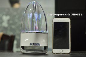 ECVISION Wireless Bluetooth Colorful LED Music Fountain Dancing Water Speakers Portable Mini Music Subwoofer Speaker... N7