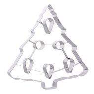 1 PCS Stainless Steel Biscuit Cake Cookie Cutters Mold Cookies people Giant 7.15 Inch Snowflake Cookie Cutter... N4