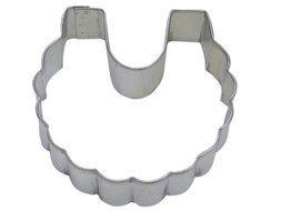 R&amp;M Baby Bib 3&quot; Cookie Cutter in Durable, Economical, Tinplated Steel