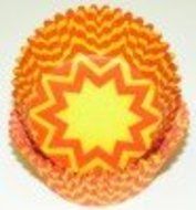 Cakesupplyshop Item#78uy - 50 Pack Chevron Baking Cups/ Liners (gold and white) N3