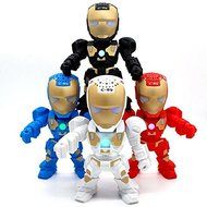 RiderTech New Iron Man Wireless Bluetooth Speaker C-89 Mini Portable Children Style LED Light Speakers Stereo... N4