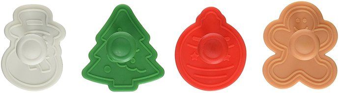 R &amp; M International Set of 4 Easy to Use Assorted Autumn Leaves and Acorn Pastry or Cookie Stampers - Gorgeous... N2