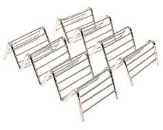 Taco Holder,HapWay 2 Pack Stainless Steel Taco Stand Mexican Food Rack Shells for Hard or Soft Shell Tacos (4...