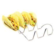 Taco Holder,HapWay 2 Pack Stainless Steel Taco Stand Mexican Food Rack Shells for Hard or Soft Shell Tacos (4... N3