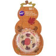 Wilton Baking Cups, Standard, Pumpkin, 50 Per Package