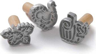 Chicago Metallic CMB162 Vintage Pie Crust Cutters, Silver