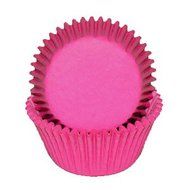 Pink Glassine Baking Cups Cupcake Liners 50 ct