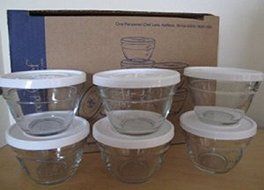 Pampered Chef 1 Cup Prep Bowl Set