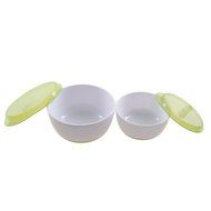 OXO Tot Small &amp; Large Bowl Set with Snap On Lids - Green N5