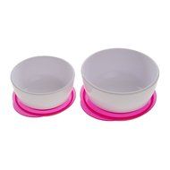 OXO Tot Small &amp; Large Bowl Set with Snap On Lids - Green N23