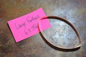 Large Football Cookie Cutter N2