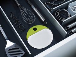 Joseph Joseph Dough Cutter/Chopper and Bowl Scraper Duo Bake, White N7