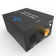 Goronya Digital to Analog Audio Converter, Spdif &amp; Coaxial Input R/L &amp; 3.5mm Stereo Output N3