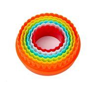 Cookie Cutters, MCIRCO Circle Cookie Cutter Set Multi-size Two-sided Round Cookie Cutters Biscuit Cutter Set Multi-color...