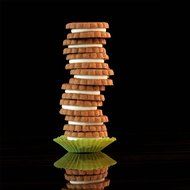 Cookie Cutters, MCIRCO Circle Cookie Cutter Set Multi-size Two-sided Round Cookie Cutters Biscuit Cutter Set Multi-color... N6