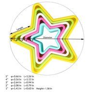 Cookie Cutters, MCIRCO Circle Cookie Cutter Set Multi-size Two-sided Round Cookie Cutters Biscuit Cutter Set Multi-color... N8