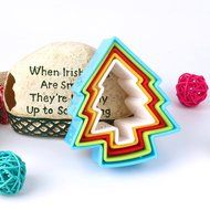 Cookie Cutters, MCIRCO Circle Cookie Cutter Set Multi-size Two-sided Round Cookie Cutters Biscuit Cutter Set Multi-color... N15