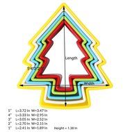 Cookie Cutters, MCIRCO Circle Cookie Cutter Set Multi-size Two-sided Round Cookie Cutters Biscuit Cutter Set Multi-color... N18