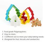 Cookie Cutters, MCIRCO Circle Cookie Cutter Set Multi-size Two-sided Round Cookie Cutters Biscuit Cutter Set Multi-color... N19