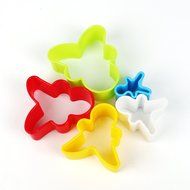 Cookie Cutters, MCIRCO Circle Cookie Cutter Set Multi-size Two-sided Round Cookie Cutters Biscuit Cutter Set Multi-color... N22