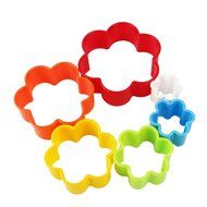 Cookie Cutters, MCIRCO Circle Cookie Cutter Set Multi-size Two-sided Round Cookie Cutters Biscuit Cutter Set Multi-color... N27