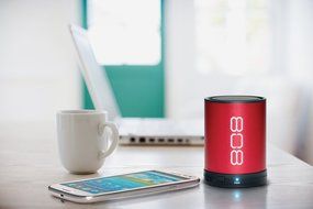 808 CANZ Bluetooth Wireless Speaker - Silver N6
