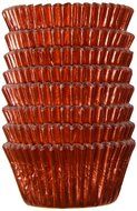 Regency Red Foil Baking Cups, 96-Count Mini