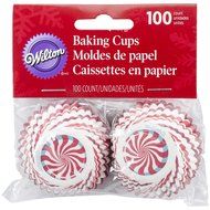 Wilton Peppermint Candy Mini Baking Cups, 100-Count
