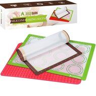 Avery Barn 3 Pack BPA Free Silicone Baking and Fat Reducer Baking Mat Sheets