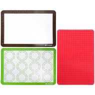 Avery Barn 3 Pack BPA Free Silicone Baking and Fat Reducer Baking Mat Sheets N2