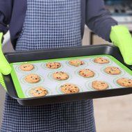 Avery Barn 3 Pack BPA Free Silicone Baking and Fat Reducer Baking Mat Sheets N5