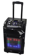 QFX PBX-21001 10&quot; Rechargeable Speaker w/Bluetooth/FM/USB/TF/AUX-In