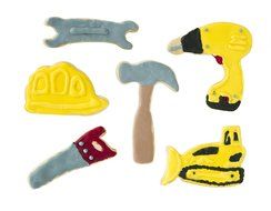 Fox Run 6 Piece Construction Cookie Cutter Set N3