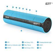 GJT&reg;Bluetooth 4.0 Portable Wireless Stereo Speaker and Speakerphone with 2 X 3w Surround Sound Speaker Ultra Bass... N44