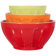 3 Piece Thumb Print Mixing Bowl Set