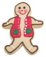 Fox Run 7-1/2-Inch Gingerbread Boy Cookie Cutter N3