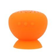 Cooligg Waterproof Mini Bluetooth Ball Speaker Mic/Call W/ Sucker Orange