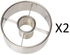 Ateco 3-1/2-Inch Stainless Steel Doughnut Cutter N2