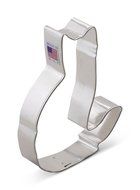 Ann Clark Curled Cat Cookie Cutter - 4.25 Inches - Tin Plated Steel