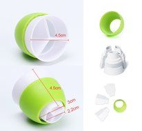ilauke 108PCS Ball Tips Russian Icing Piping Nozzles Pastry Cake Cupcake Fondant Tools Set - 7 Sphere Ball Tips... N5