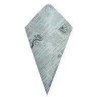 Conetek News Print Food Cone 10 inches 100 count box N8