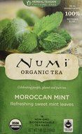 Organic Teas and Teasans, 1.4oz, Moroccan Mint, 18 per Box