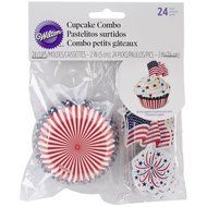 Wilton 415-2315 Patriotic Cupcake Decorating Kit