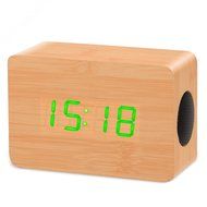 Sunshine-tipway&reg; Wireless Wooden Bluetooth Stereo Speaker Clock Kit with Alarm Function and LED Display Works... N4